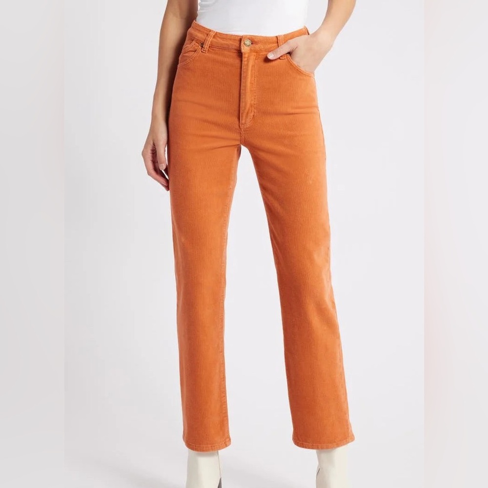 Rolla’s Original High Rise Straight Corduroy Pants